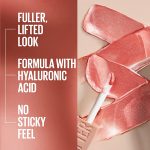 Maybelline Lifter Gloss, Hydrating Lip Gloss with Hyaluronic Acid, High Shine for Plumper Looking Lips, Silk, Warm Mauve Neutral, 0.18 Ounce - Image 5